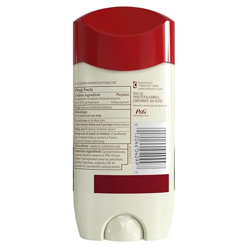 Old Spice Fiji box and bottle display hinting at long-lasting scent.