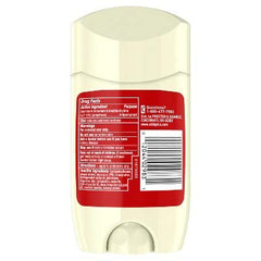 Old Spice Fresher Deep Sea deodorant back label highlighting ingredients and branding