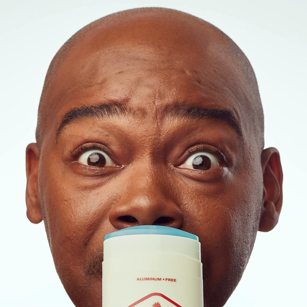 Old Spice Fresher Timber ambient scene implying all-day freshness in versatile environments