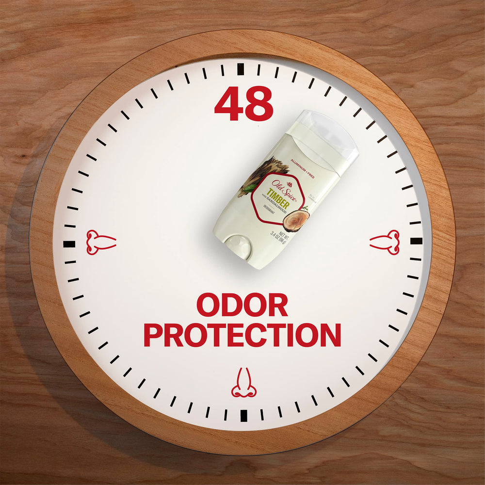 Old Spice Fresher Timber display image signaling shopper-ready packaging and reliable protection