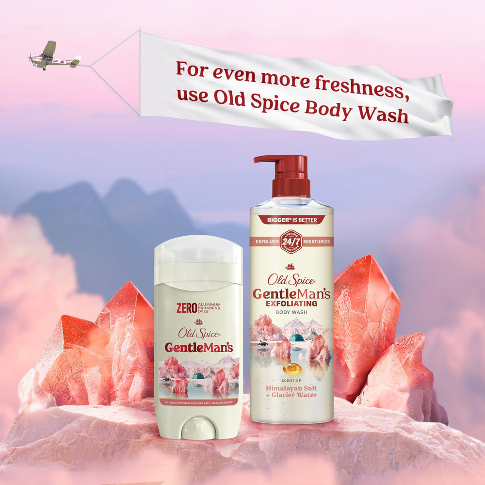 Old Spice GentleMan's Deodorant delivering long-lasting freshness throughout the day