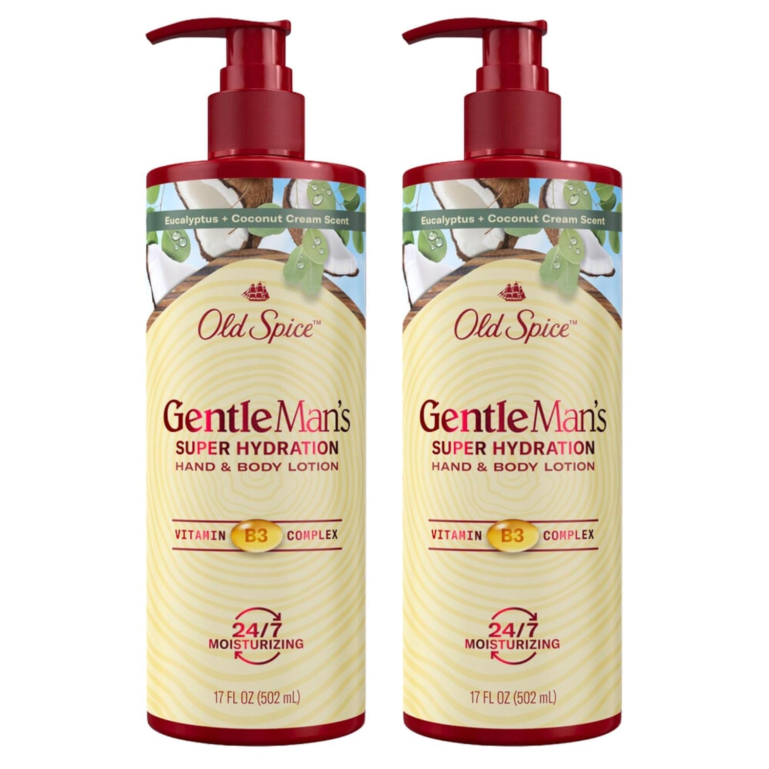 Old Spice Gentleman's Blend lotion bottle front for daily hydration