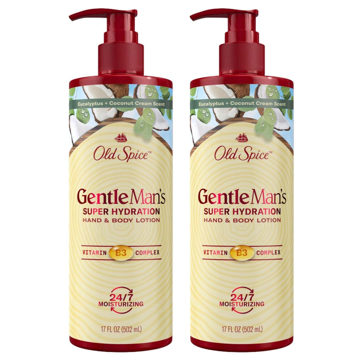 Old Spice Gentleman's Blend lotion bottle front for daily hydration