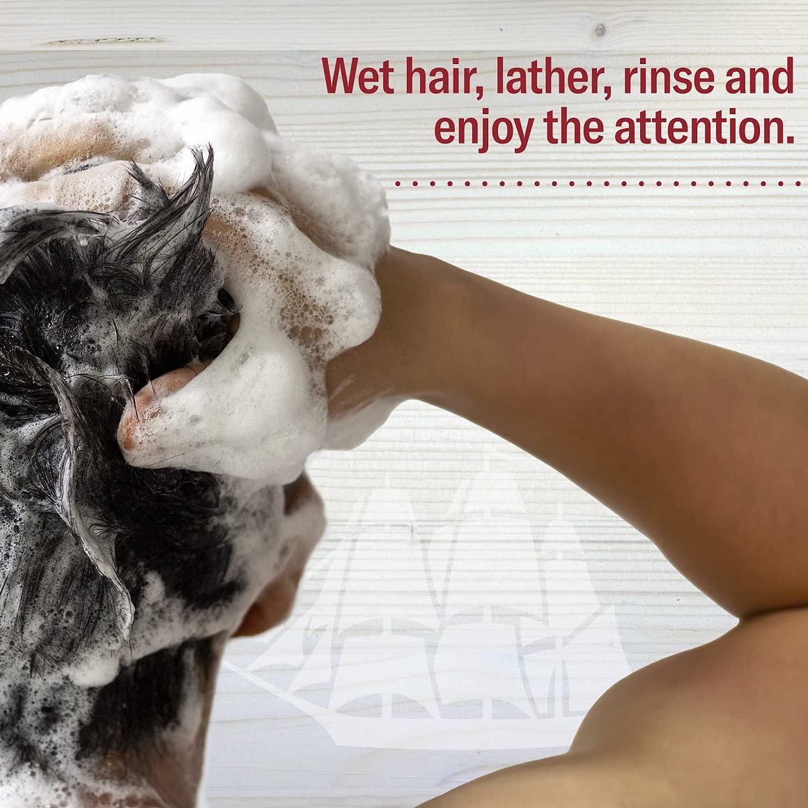 Old Spice set packaging image emphasizes sulfate-free, paraben-free, and dye-free care.