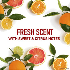 Old Spice High Endurance fresh citrus label emphasizes scent