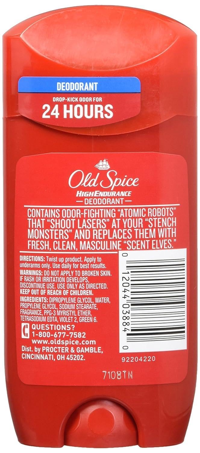 Old Spice High Endurance unisex deodorant for daily use