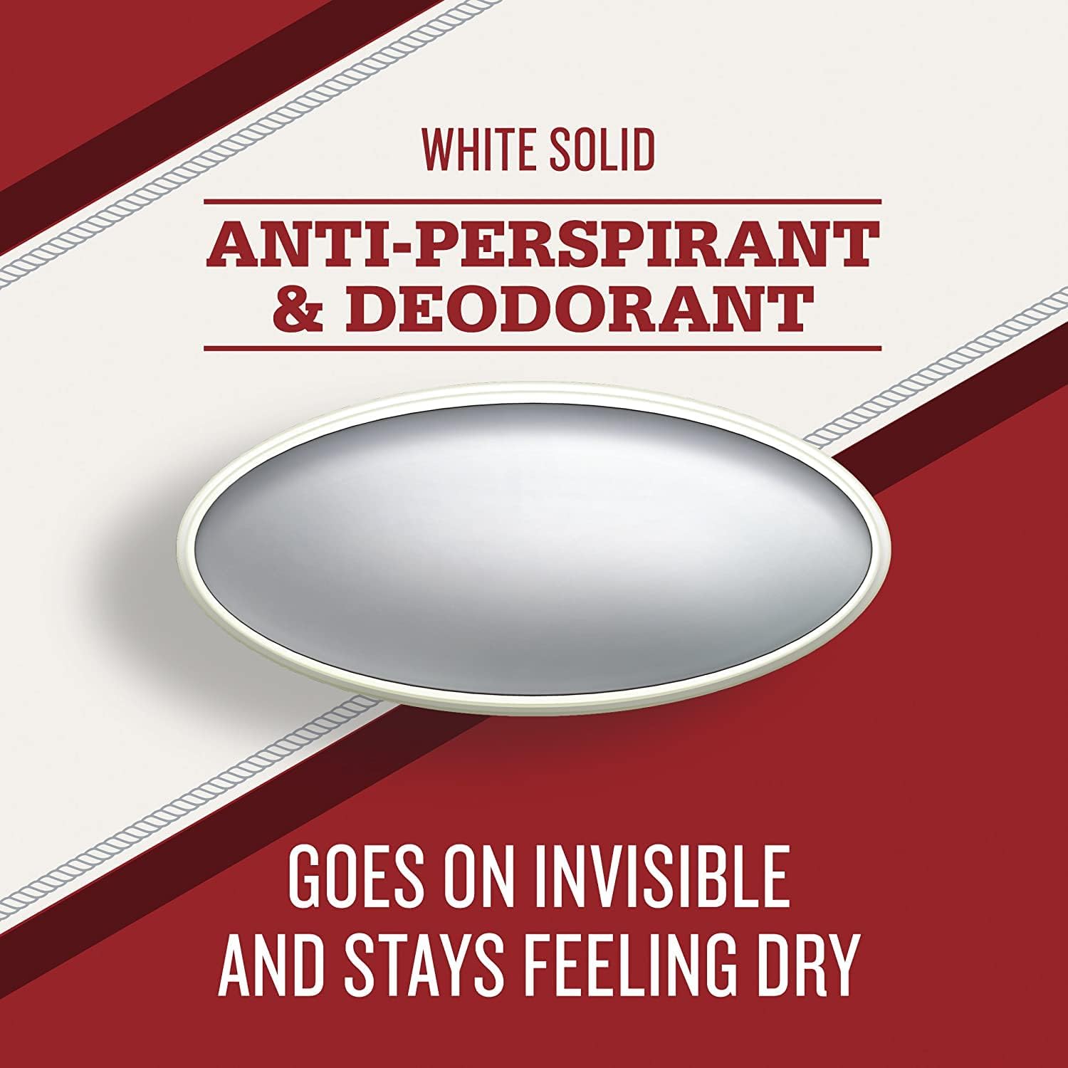 Old Spice High Endurance invisible solid being applied for a clear glide