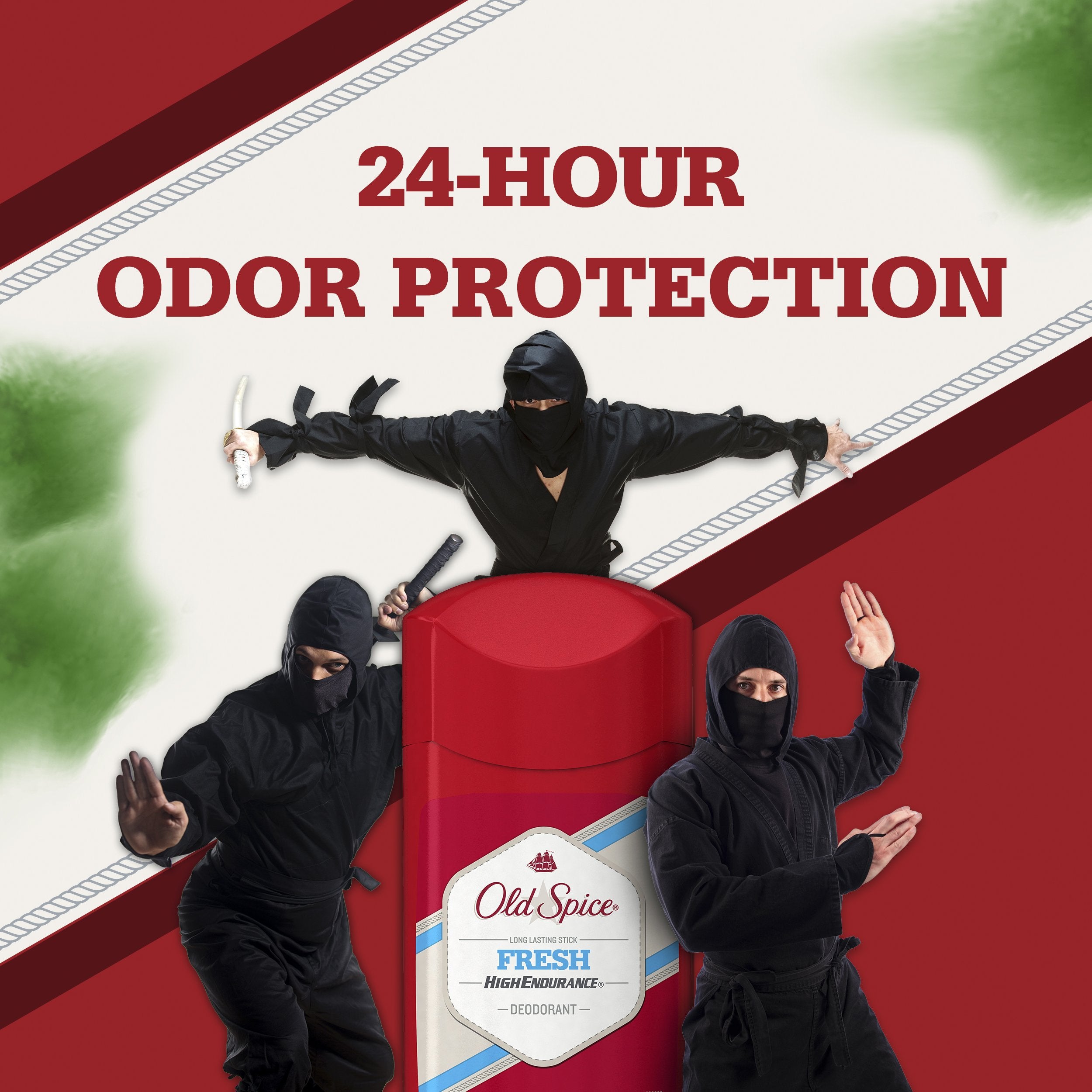 Application on arm demonstrating Old Spice High Endurance smooth glide.