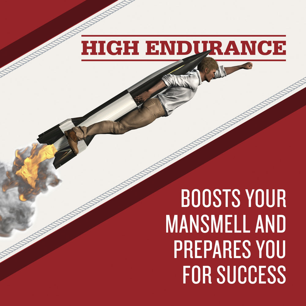 Old Spice High Endurance label detail highlighting 24-hour odor protection.