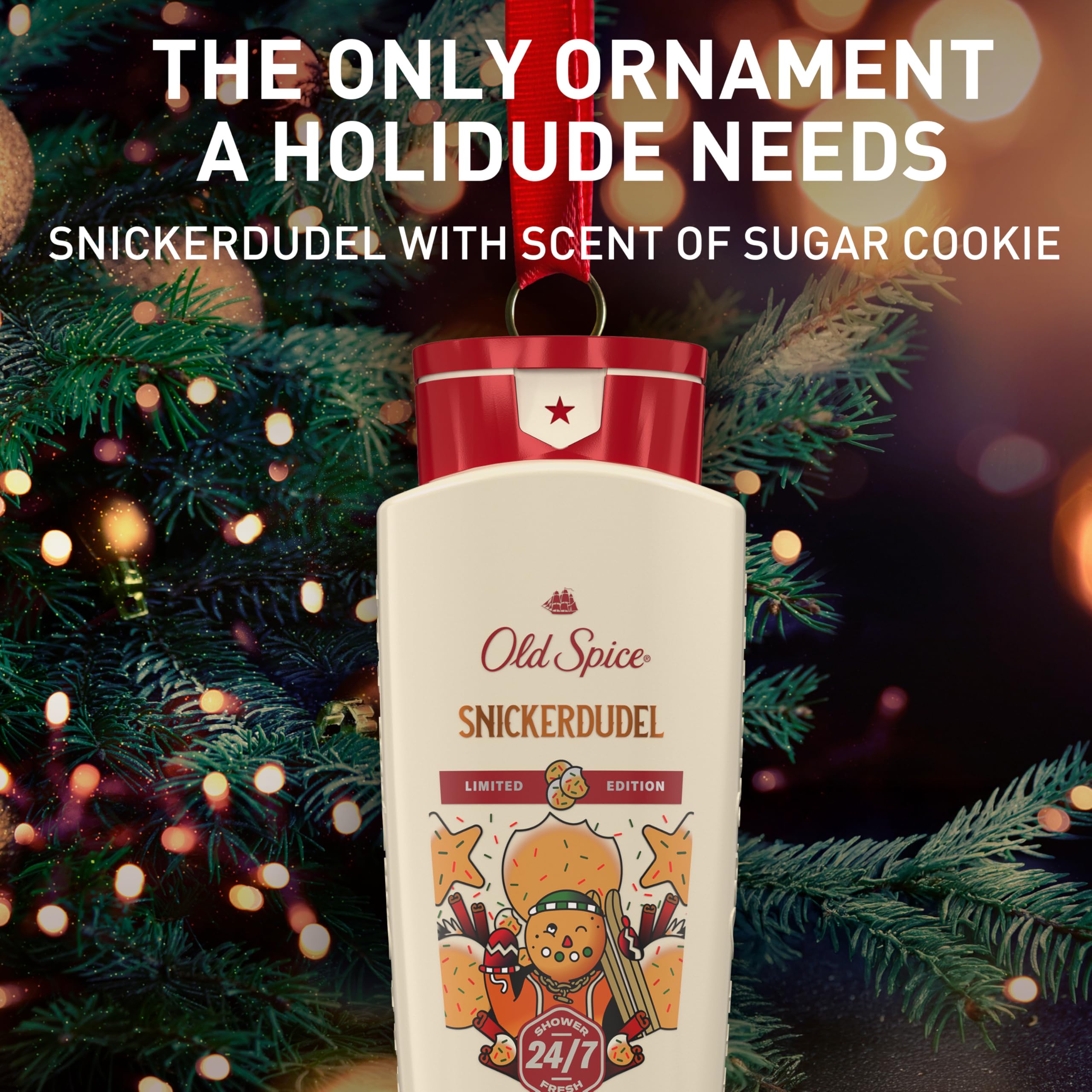 Old Spice Holidudes 24/7 Freshness gift-pack display.