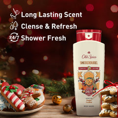 Old Spice Holidudes LumberSnack bottle showcasing rugged, autumnal notes.