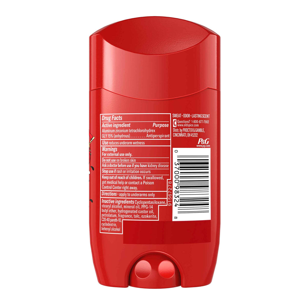 Old Spice Krakengard deodorant application scene emphasizes easy daily use.