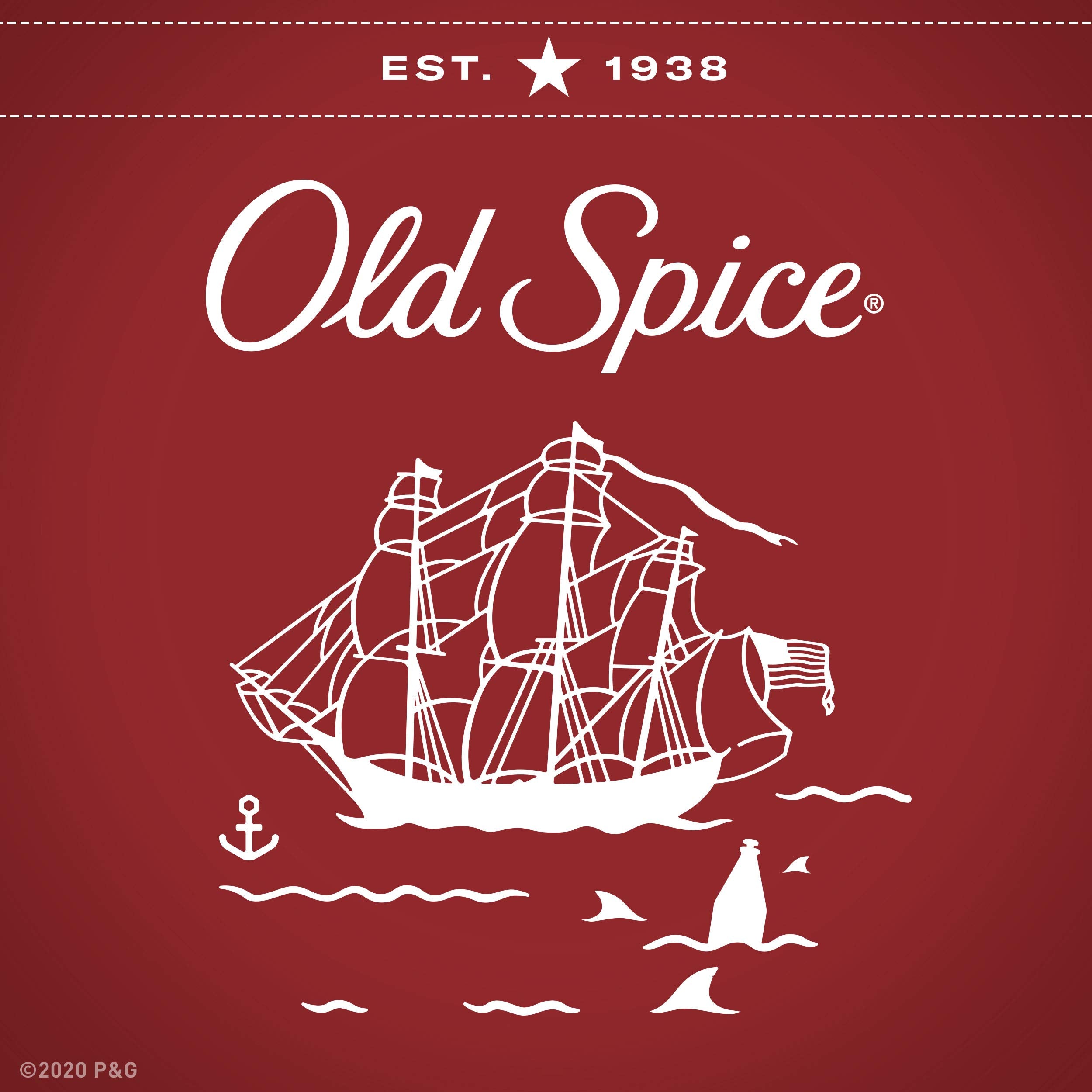 Old Spice Krakengard label close-up showcasing signature masculine fragrance.