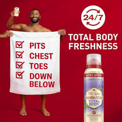 Old Spice lavender mint aluminum-free formula keeps skin calm and irritation-free