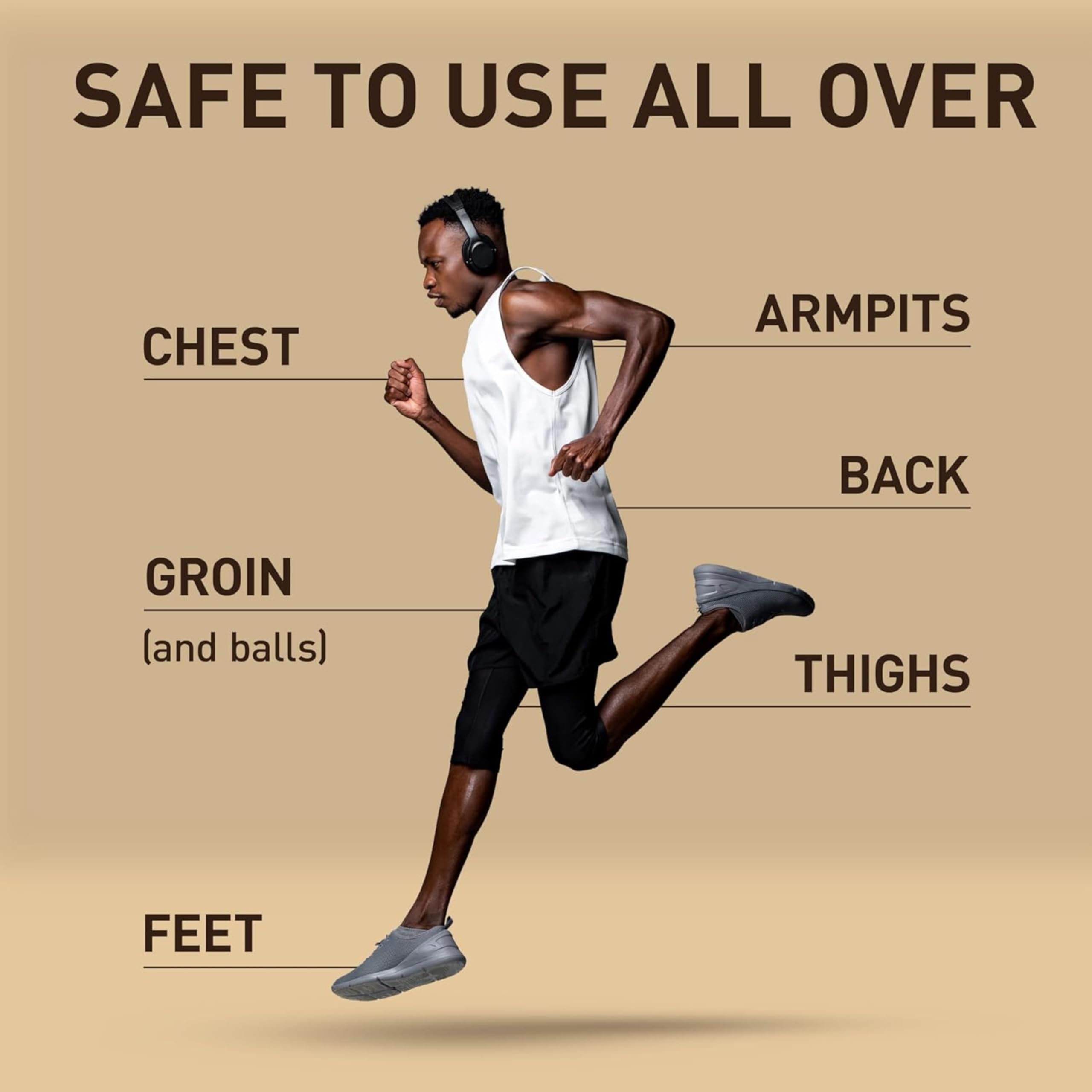 Old Spice lavender mint scent provides a cool, refreshing feel from head to toe