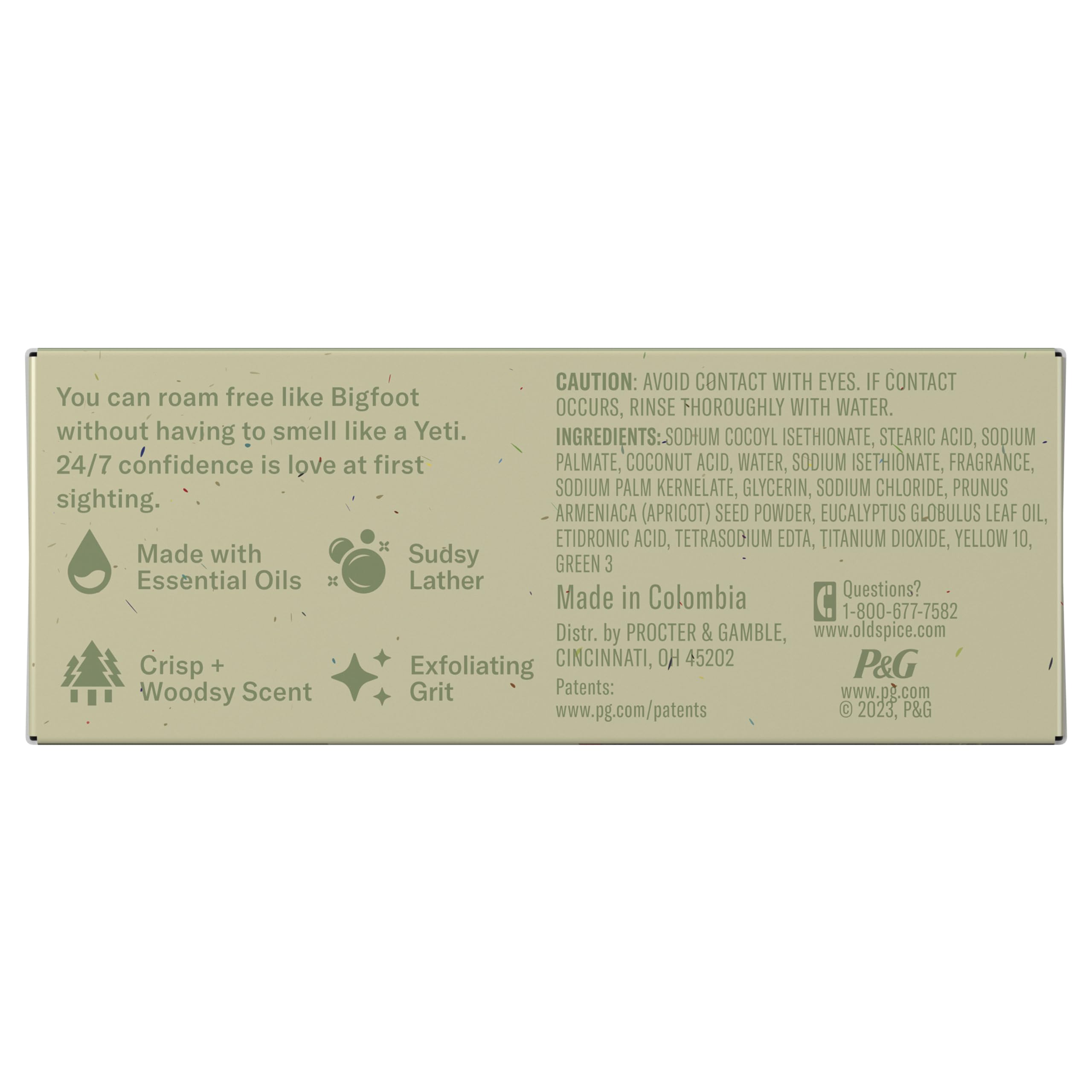 Men's grooming ritual with Old Spice sandalwood soap