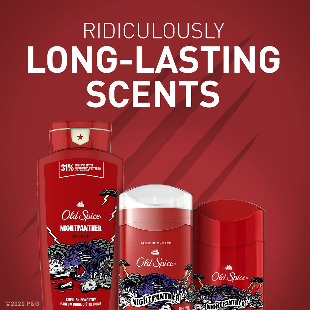 Old Spice NightPanther invisible solid close-up dry and residue-free underarms