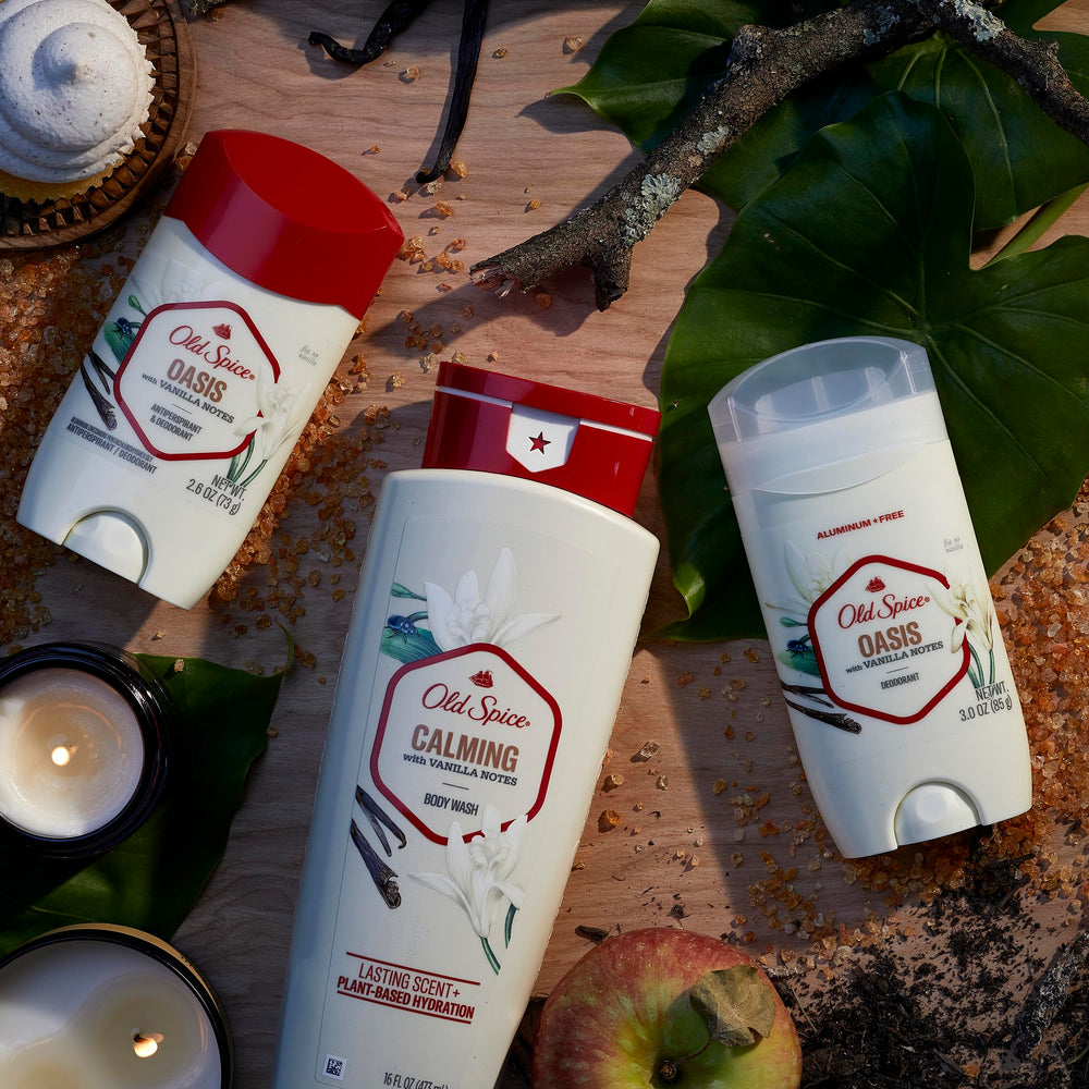 Long-lasting odor control with aluminum-free Oasis formula.