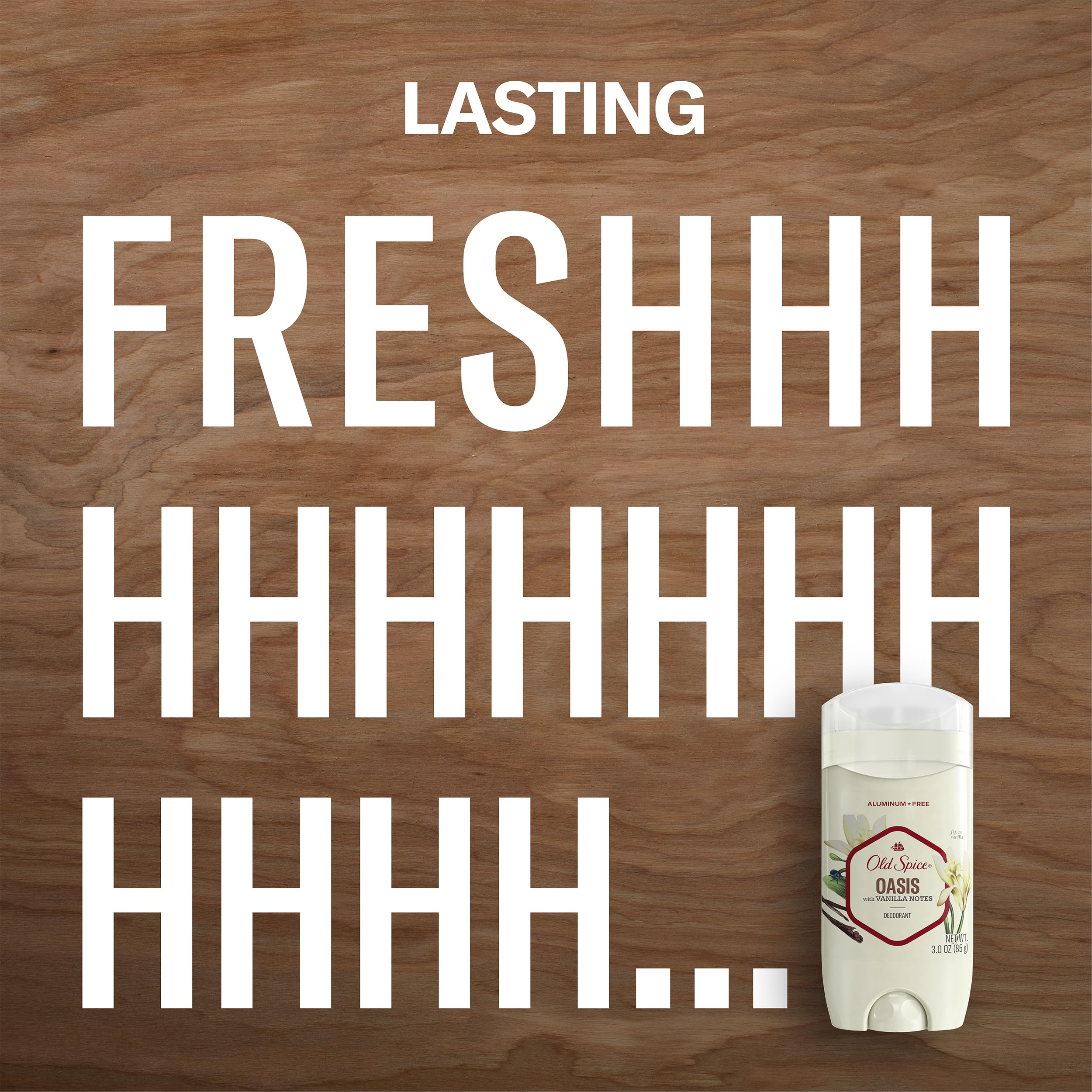 Vanilla aroma of Old Spice Oasis provides a daily subtle scent.