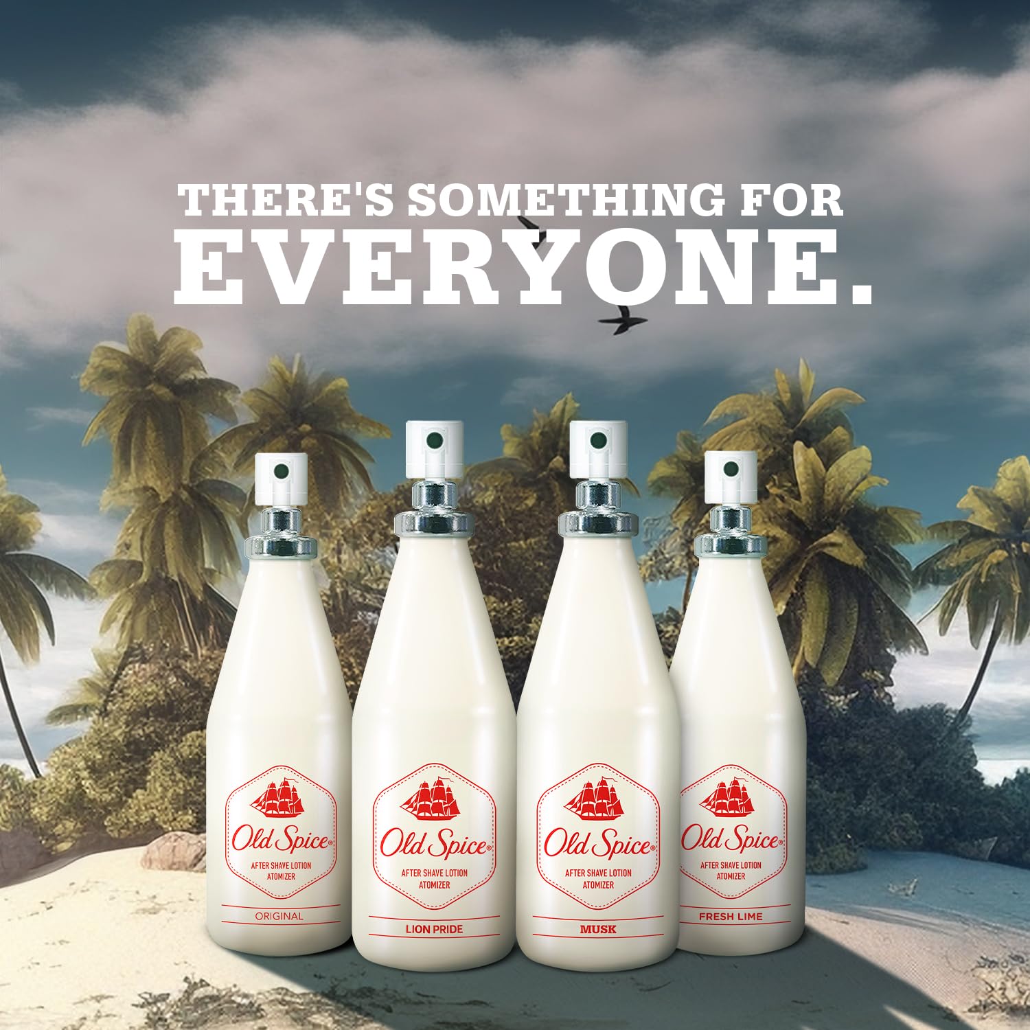 Old Spice Original application on face and neck for even refresh.