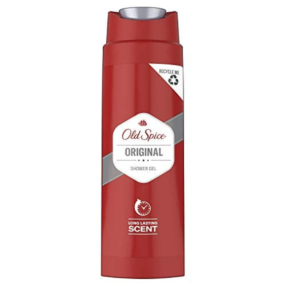 Old Spice Original Shower Gel bottle front view for daily refreshment