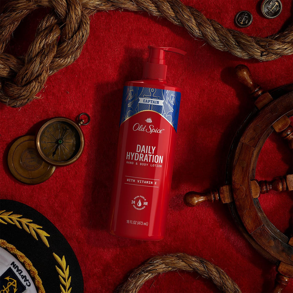 Old Spice pack-of-four display emphasizes value and convenience.