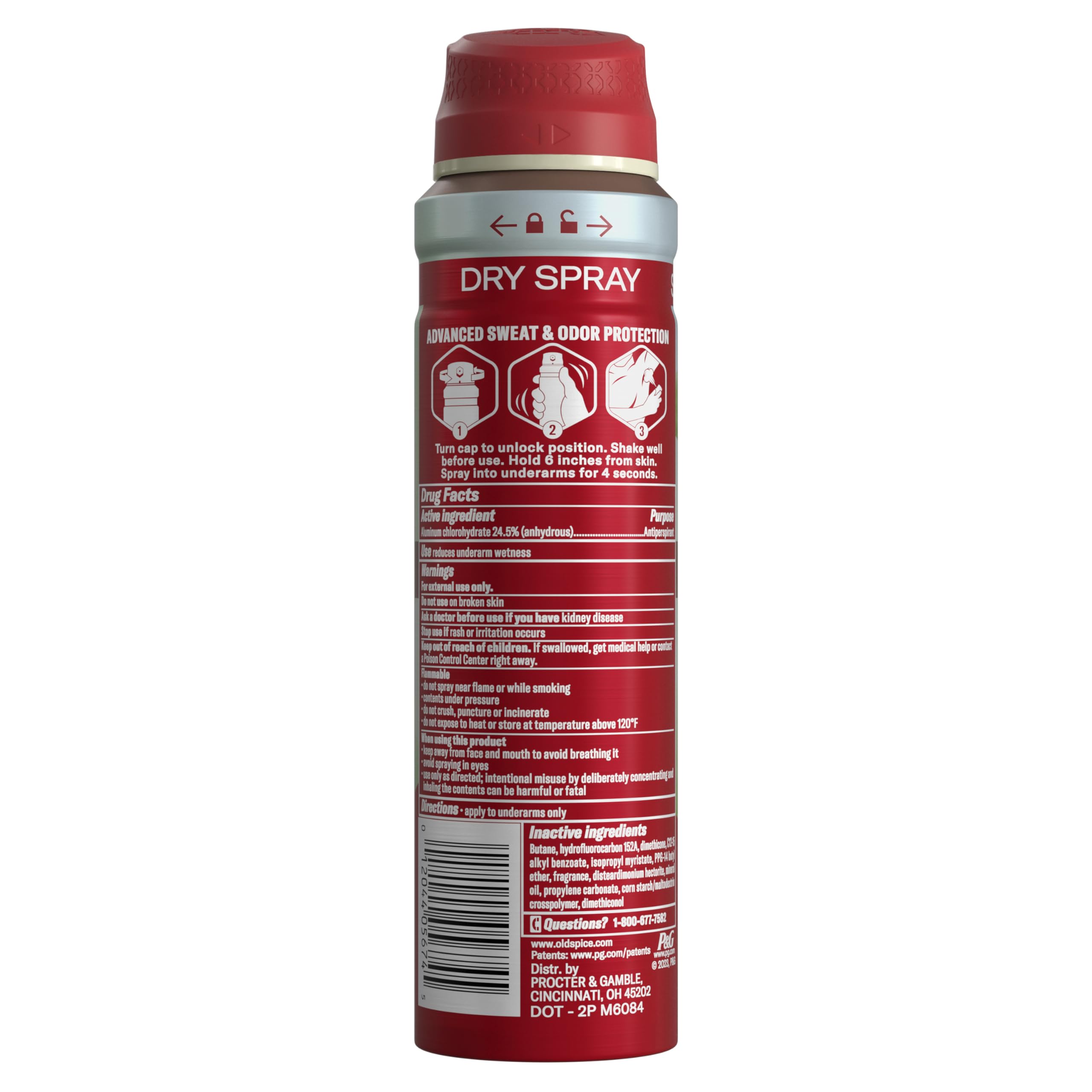 Old Spice packaging design for convenient travel-ready use.