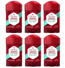 Old Spice Pure Sport Soft Solid bottle front view for reliable protection during workouts.