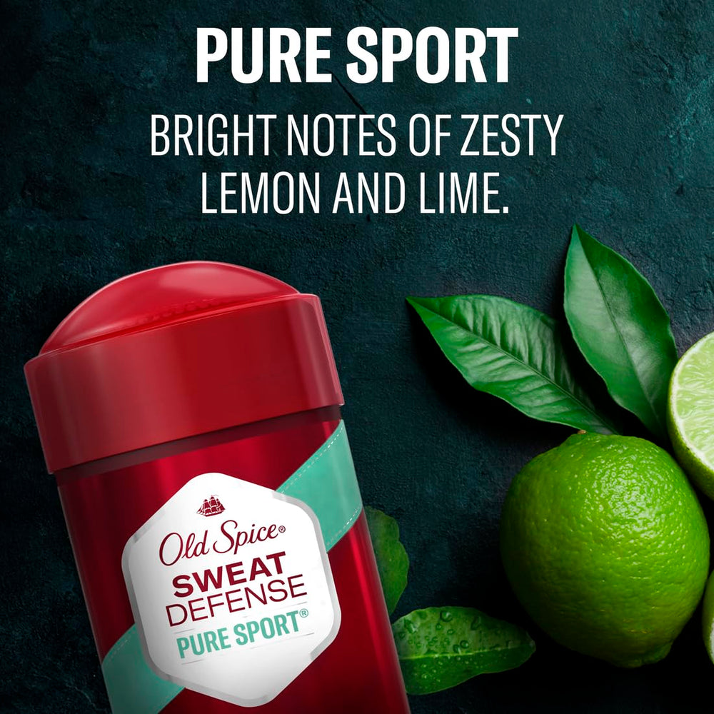 Close-up texture of Old Spice Pure Sport Soft Solid for smooth, even application.