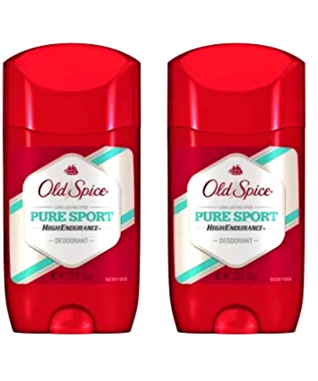 Old Spice Pure Sport solid deodorant stick front view for all-day freshness