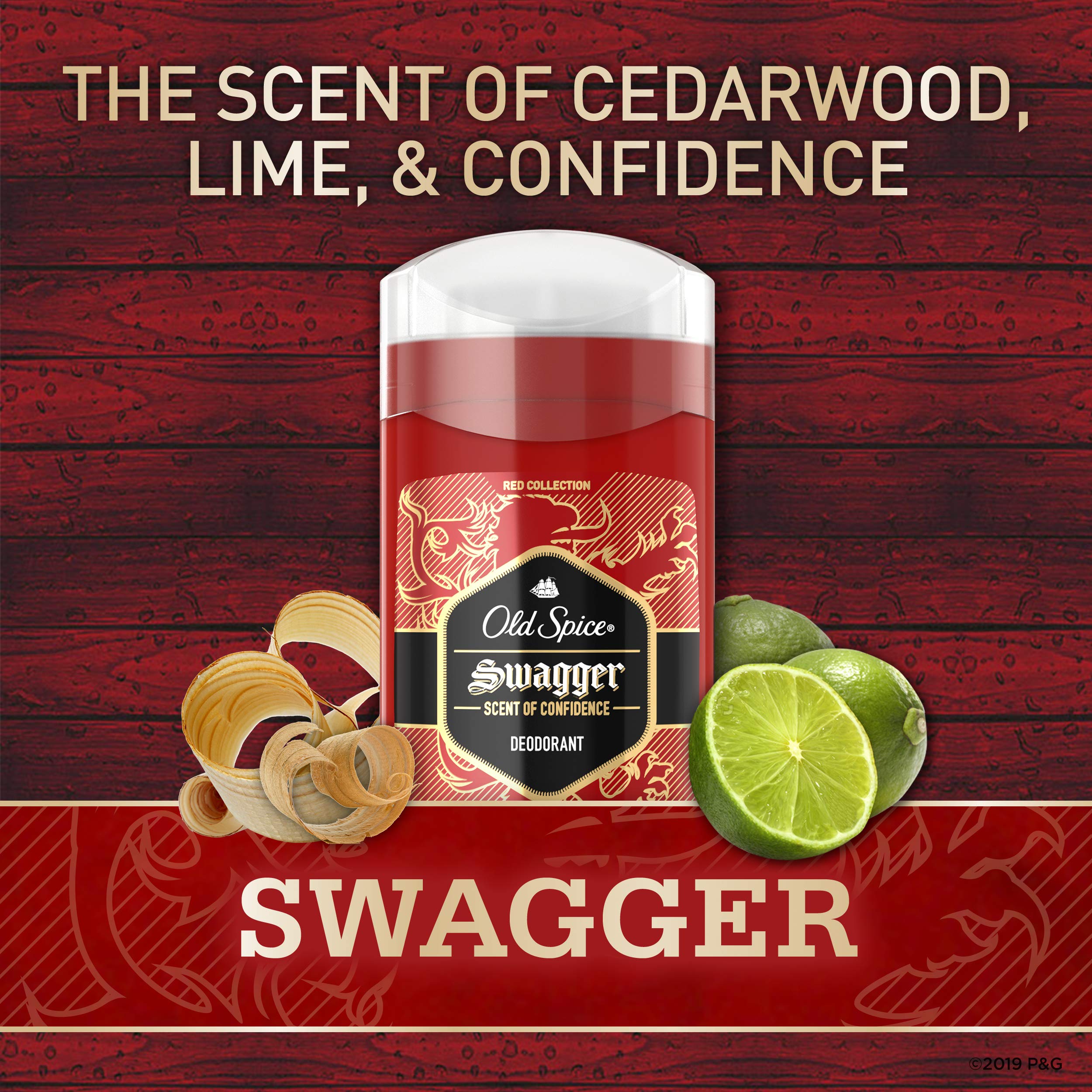 Old Spice Red Zone Swagger application steps guide proper glide for even coverage.