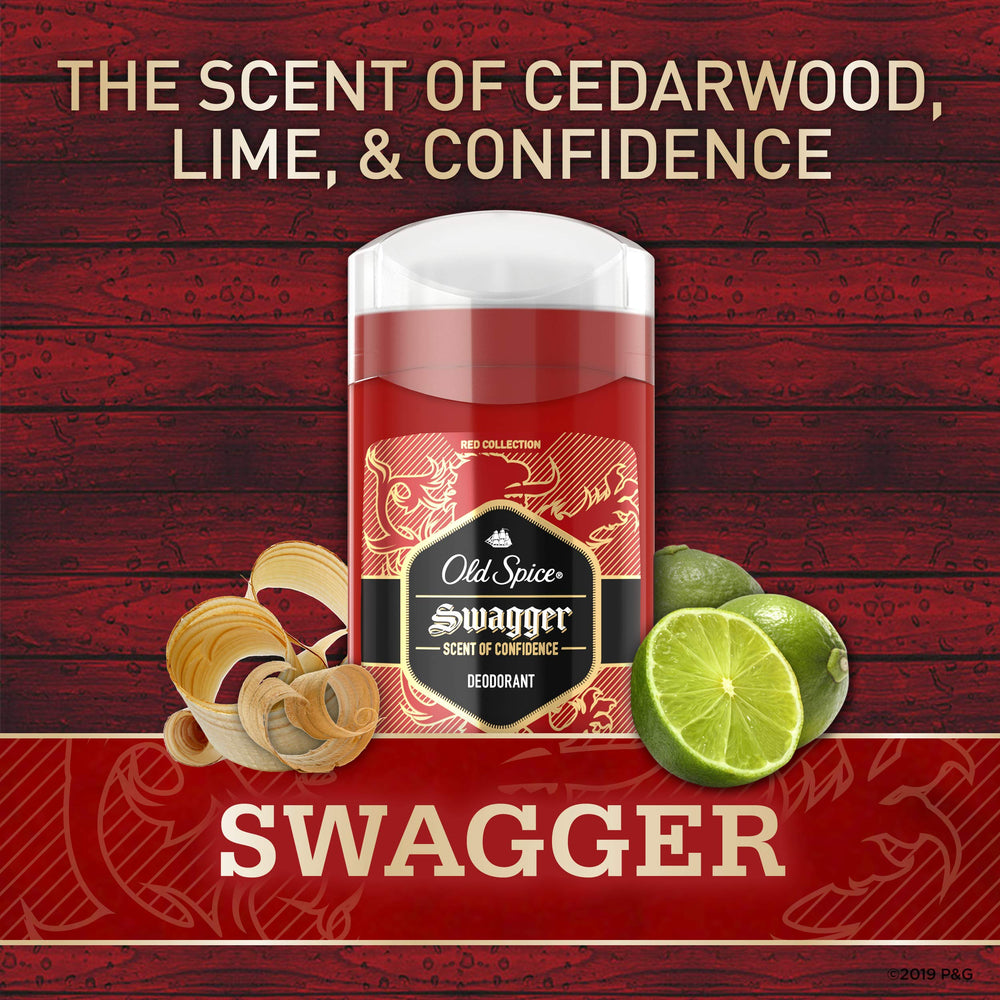 Old Spice Red Zone Swagger application steps guide proper glide for even coverage.