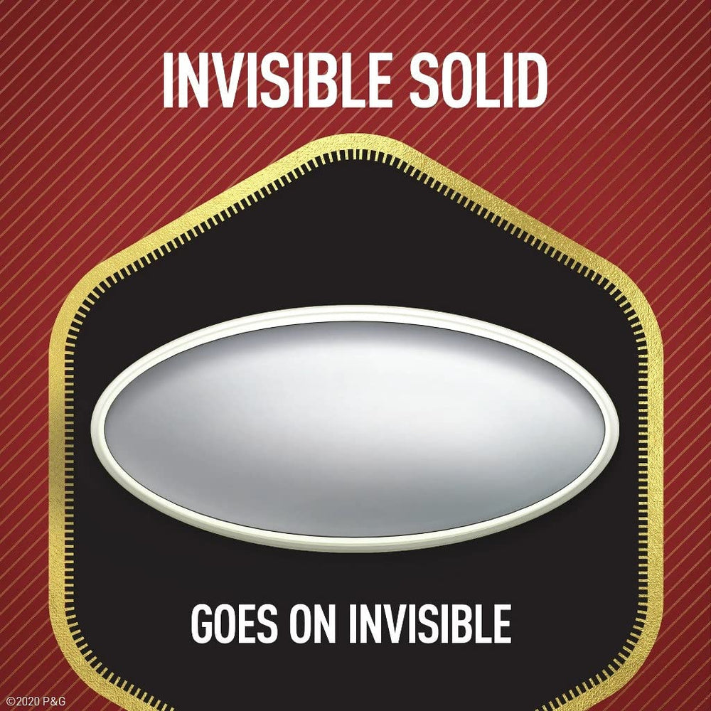 Old Spice Steel Titan stick close-up reveals invisible solid formula.
