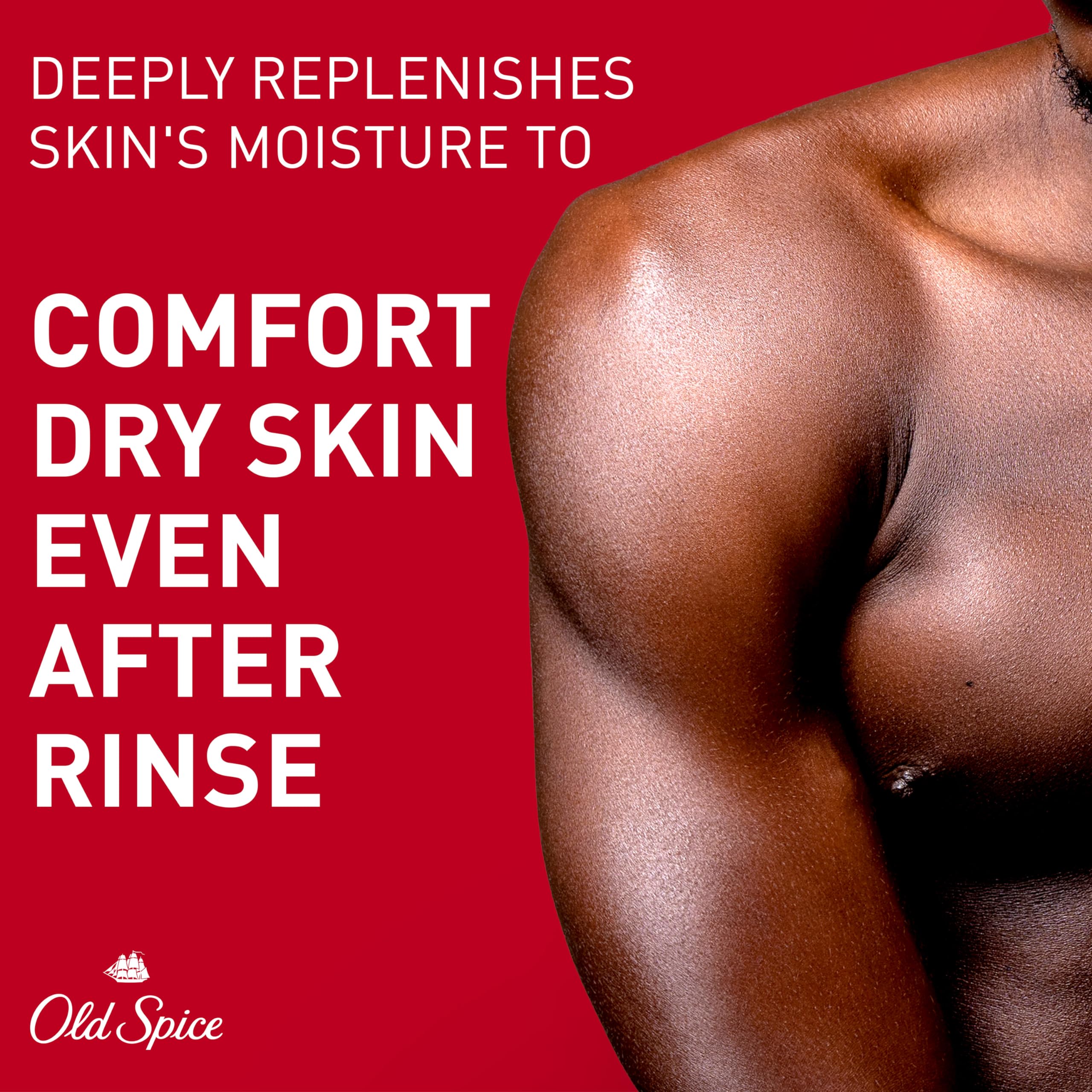 Four-pack packaging of Old Spice Super Hydration for shared showers.