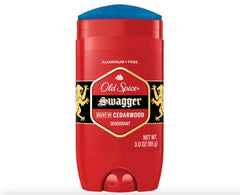 Old Spice Swagger deodorant 4-pack display ready for everyday use.
