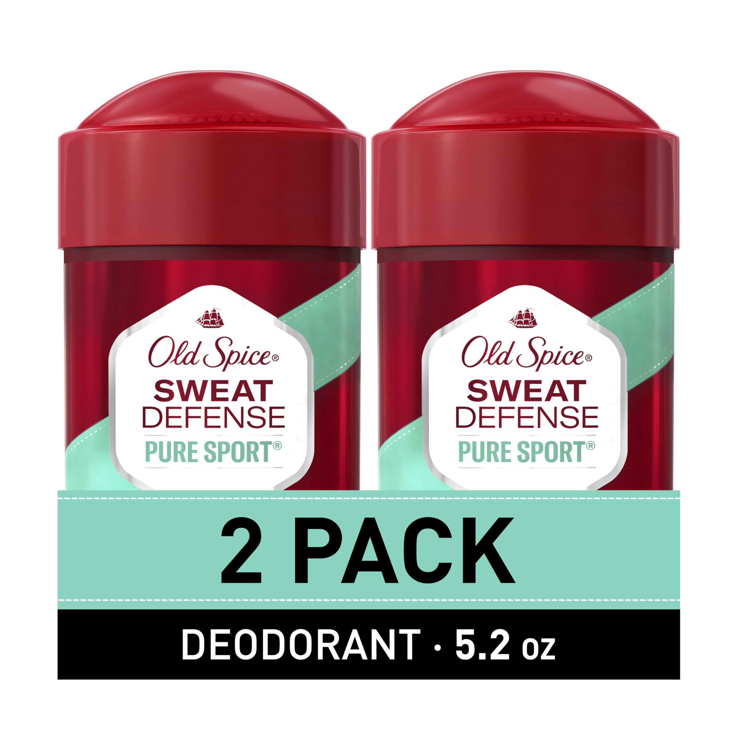 Old Spice Sweat Defense soft solid packaging emphasizing daily use and protection.