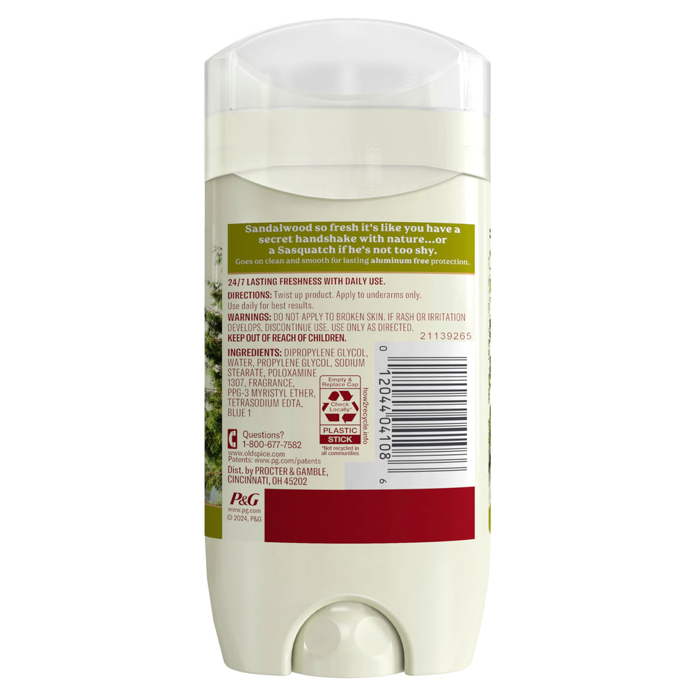 Old Spice Timber Sandalwood scent profile highlighting nature-inspired fragrance in daily routine.