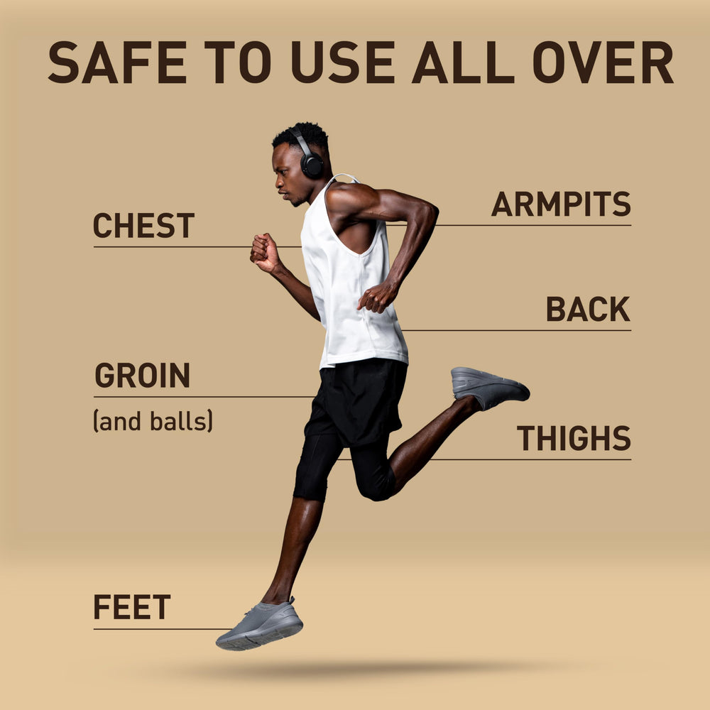 Old Spice Aluminum-free label emphasizes the skin-friendly formula for daily use