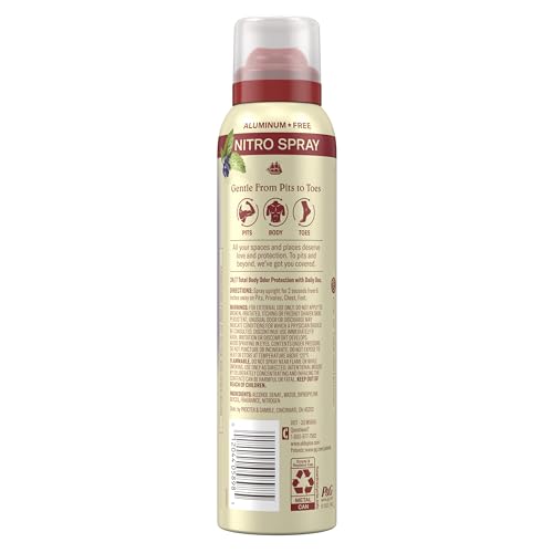 Old Spice Total Body Deodorant packaging highlights the 3.5 oz size and aluminum-free formula