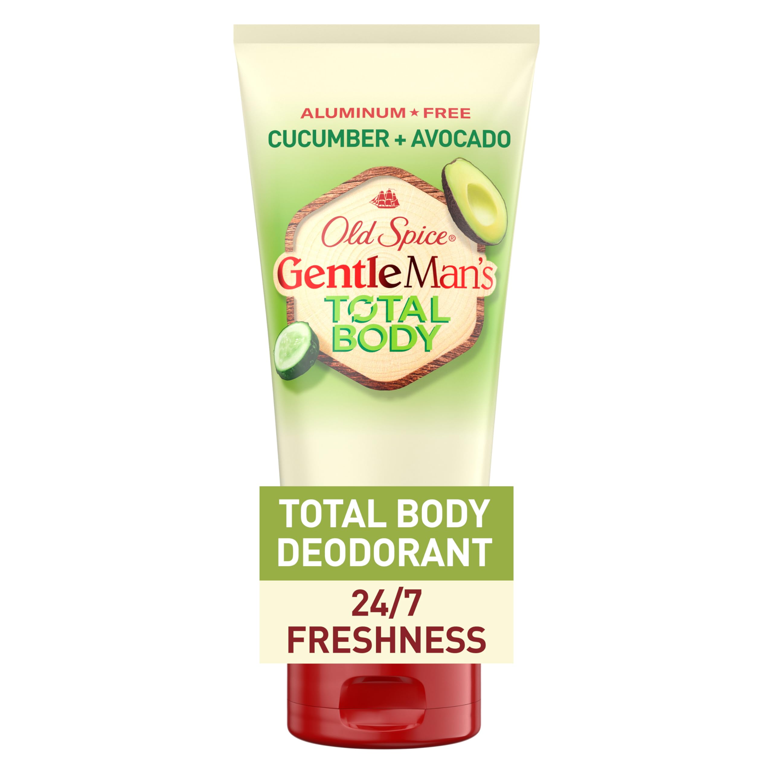 Old Spice Whole Body Deodorant Cream for all-over use with lasting freshness.