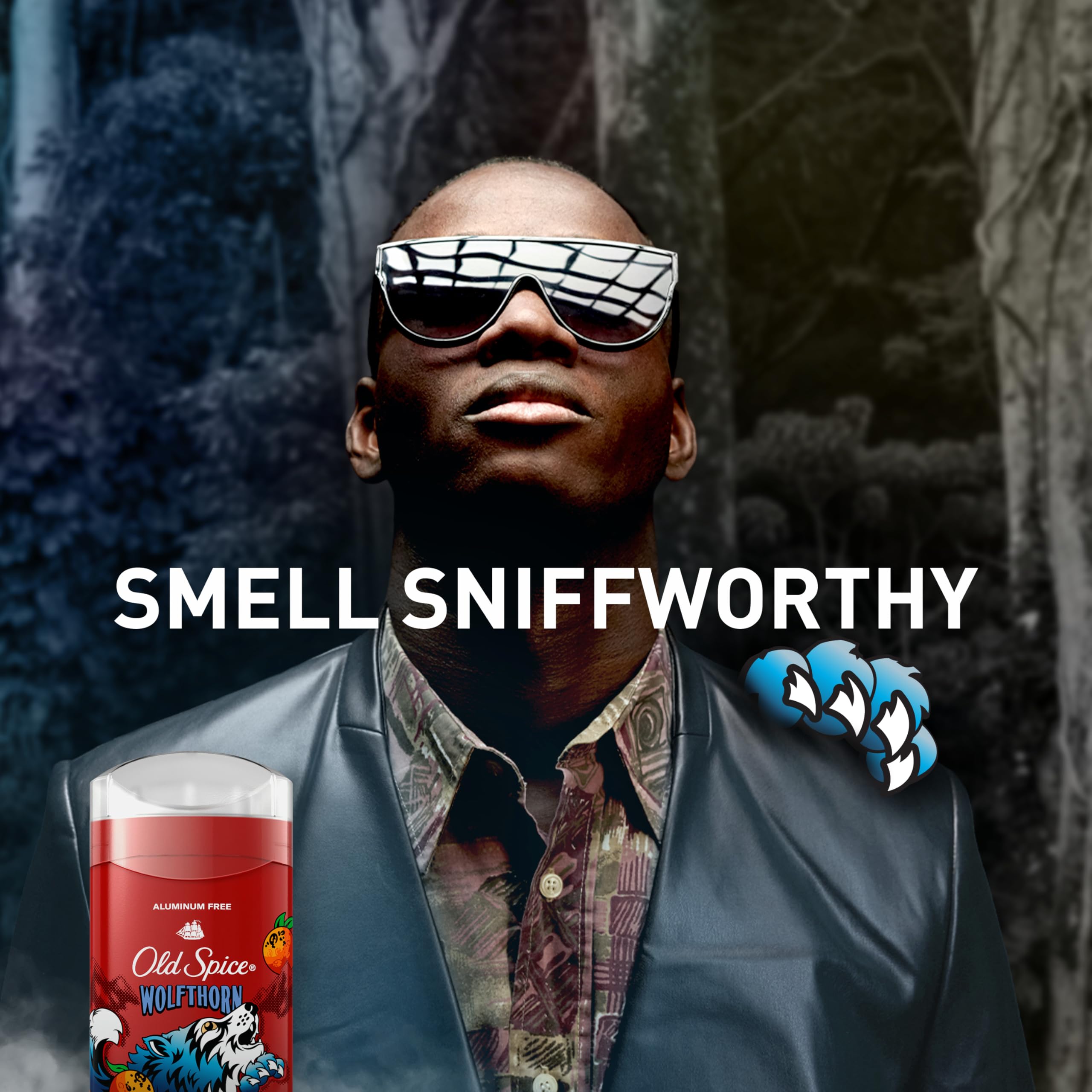 Aluminum-free Wolfthorn formula emphasizes daily odor protection and freshness.