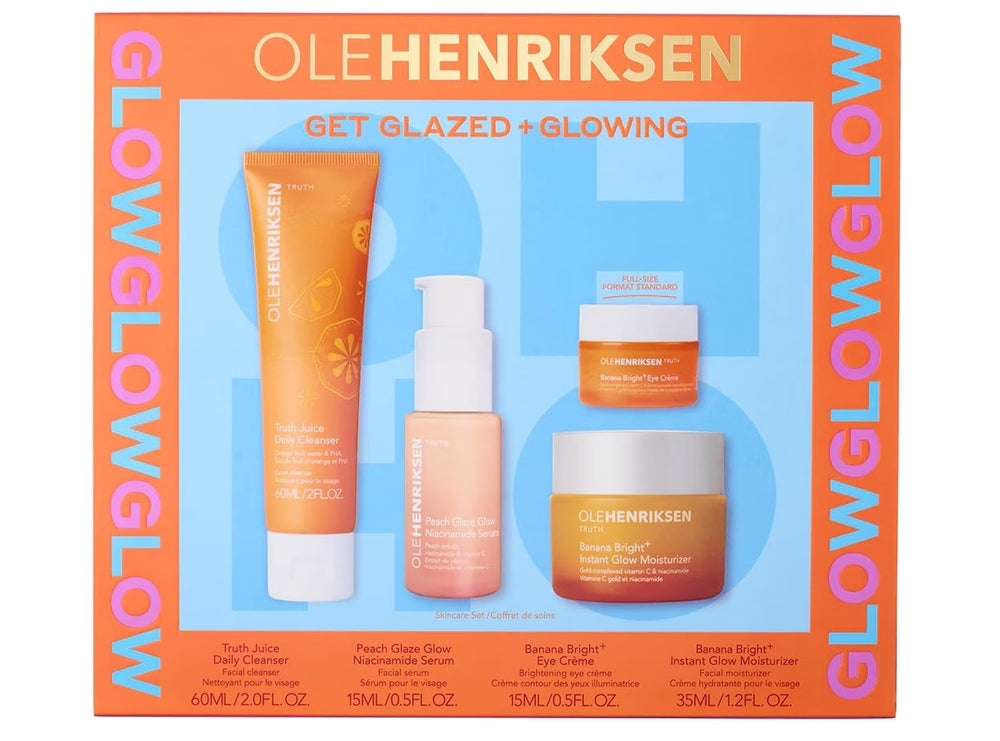 Ole Henriksen Banana Bright+ Instant Glow Moisturizer jar provides hydration for a lasting glow