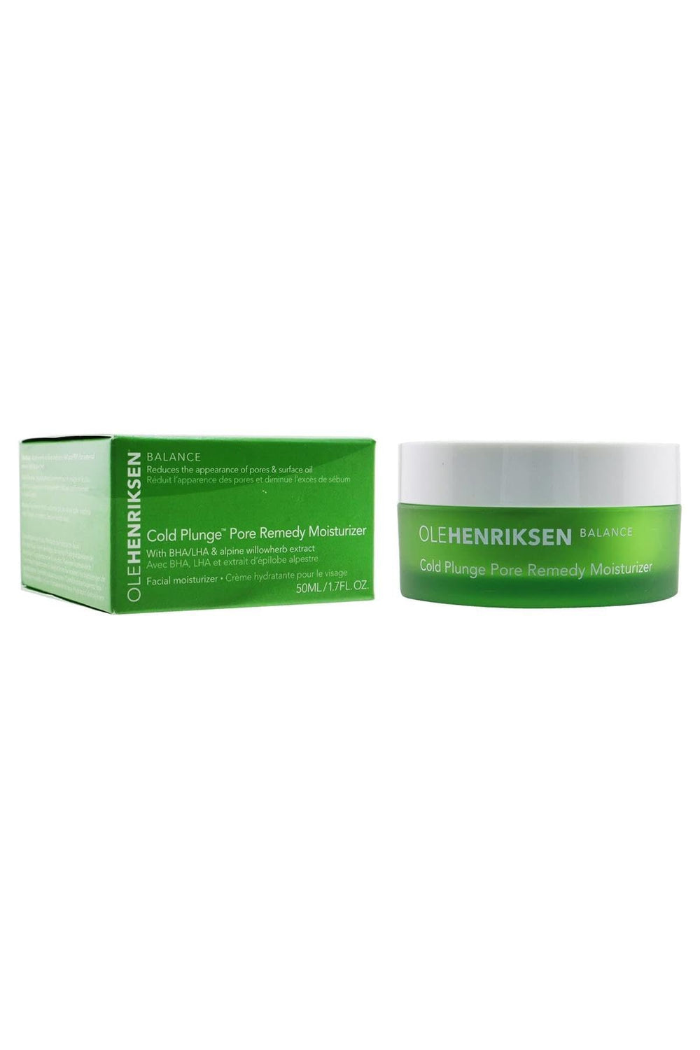 Ole Henriksen Cold Plunge Pore Remedy Moisturizer in use demonstrates soothing morning ritual.