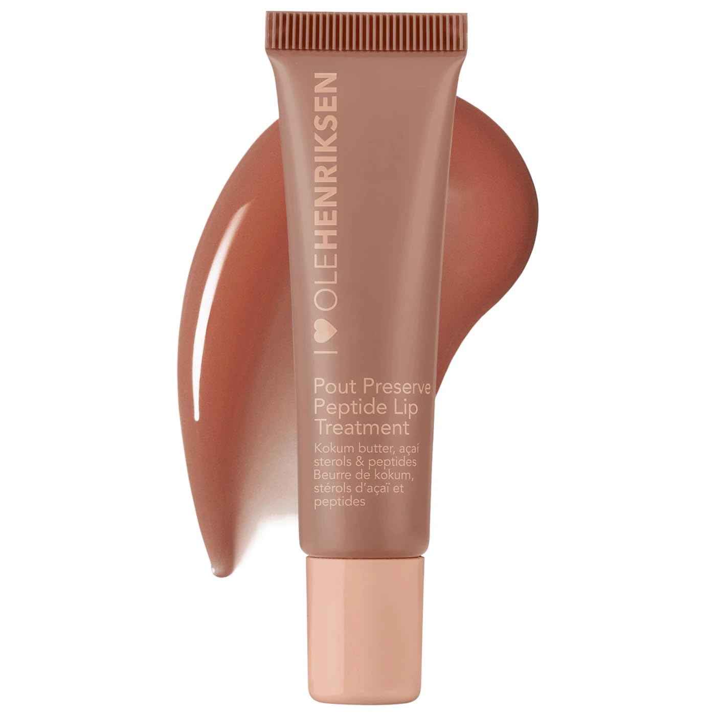 Ole Henriksen Pout Preserve Lip Treatment Creme Brulee jar hydrates and conditions lips.
