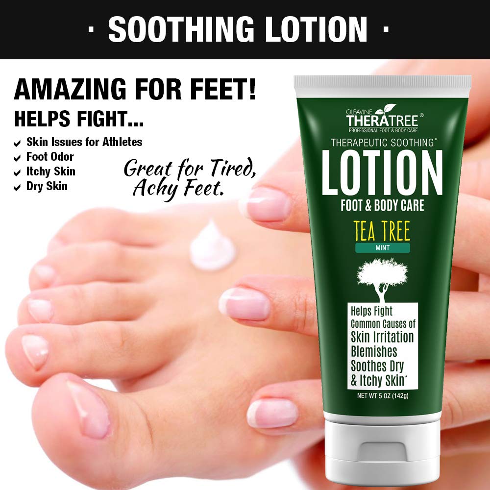 Creamy Oleavine TheraTree texture ready for fast absorption on skin