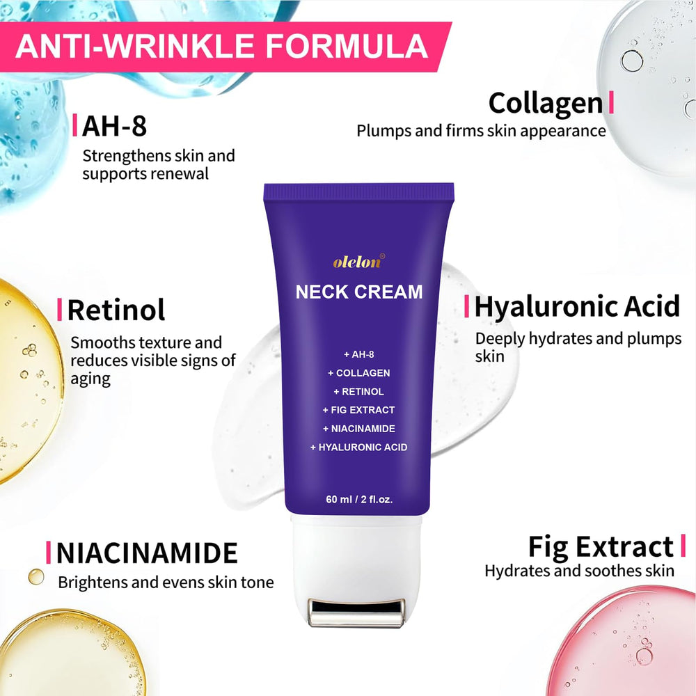 OLELON retinol and niacinamide blend nourishes and supports healthy-looking skin.