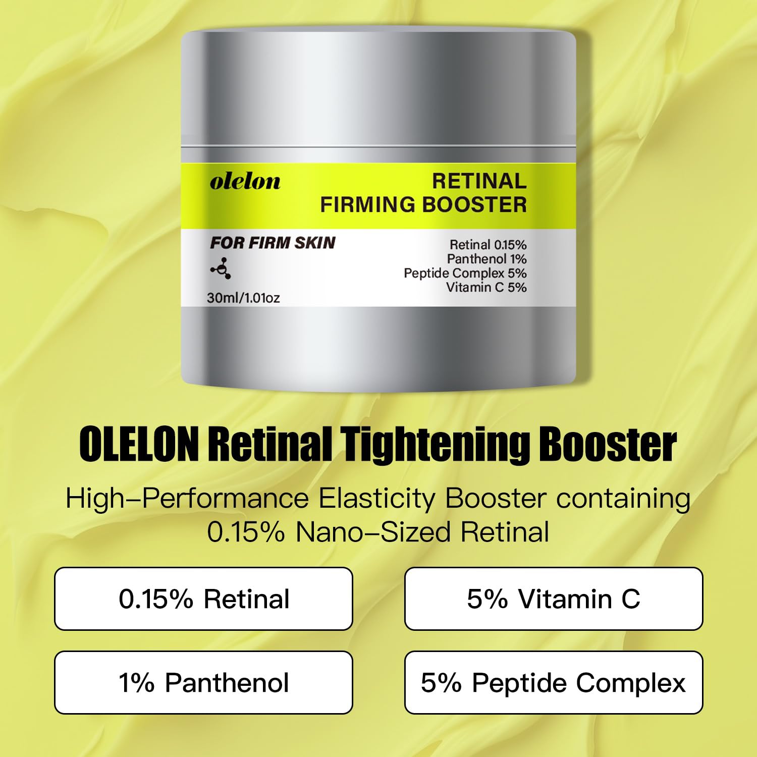 OLELON Vitamin C five percent brightening formula in action