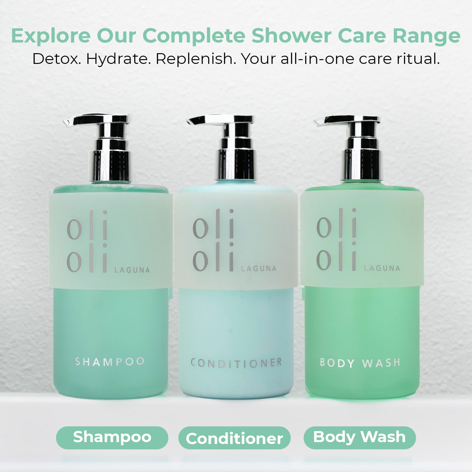 OLIOLI After-sun care bottle signaling gentle cleansing and recovery support.
