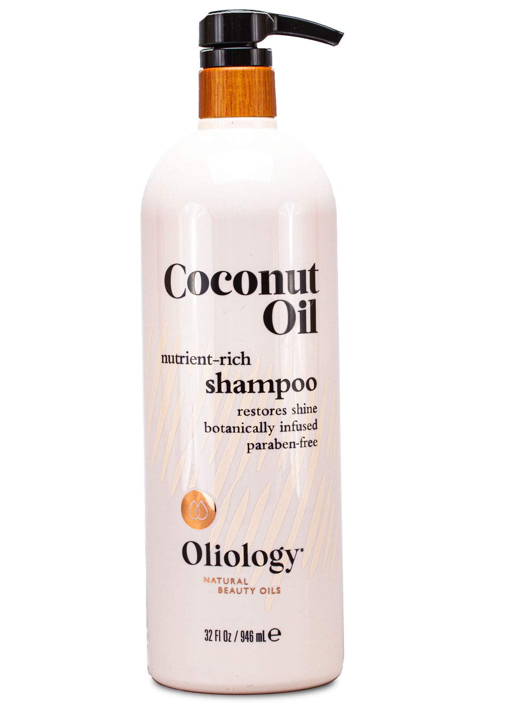 Oliology Coconut Oil Shampoo after washing results show shine and smoothness