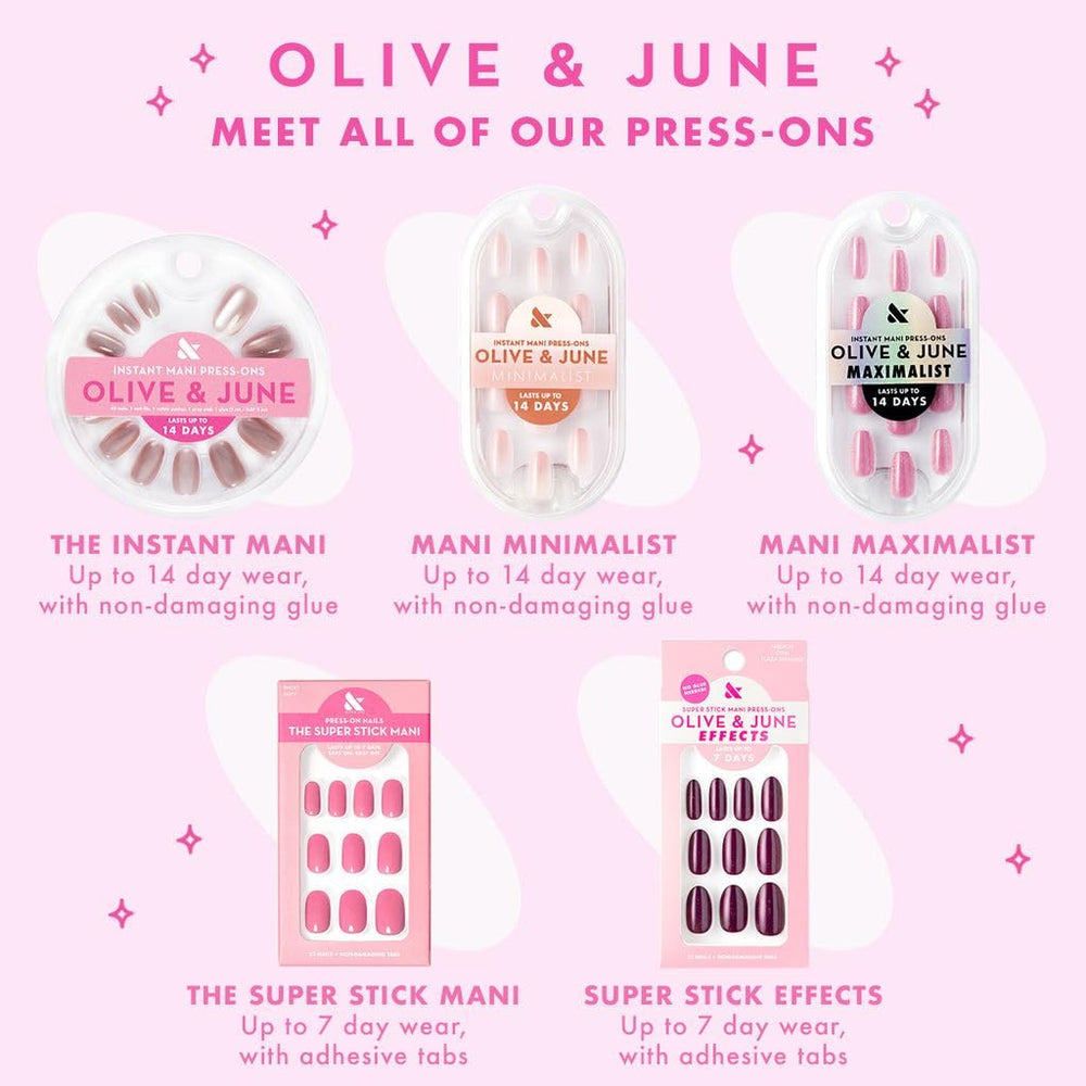Olive & June at-home salon experience brings professional vibes to everyday nails.